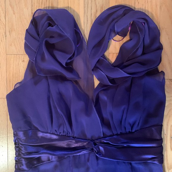 Connected Apparel Purple Prom Dress - Picture 2 of 5
